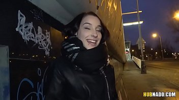 Czech girl picked up from the bus stop and fucked for easy cash