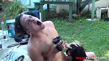 Outdoor Blowjob Contest with Teen Asian