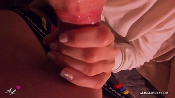 Fuck Girlfriend's Hot Mouth and Cum on Lips POV