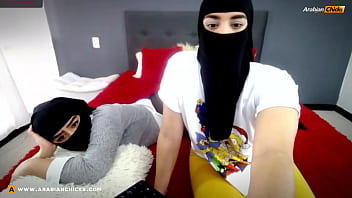 Two Muslim Arabic Niqab on Webcam | CokeGirlx