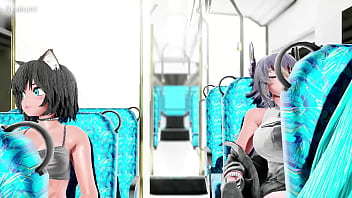 Futanari bus sexo