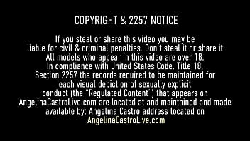Latina Lady Angelina Castro gets her strap-on dildo down Cristi Ann's deepthroat, getting it wet & ready for a good girl-girl fuck full of orgasms! Full Video & Angelina Live @ AngelinaCastroLive.com!