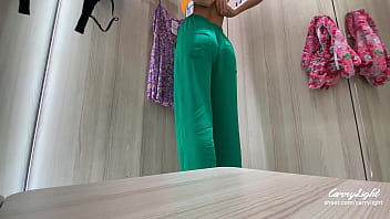 Fitting Room - Young Girl Likes Risky Masturbtion