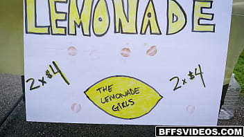 Teen Ladies Seduce to Sell Their Lemonade