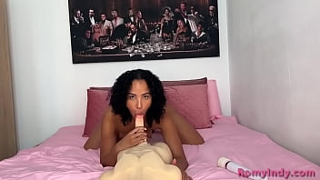Romy Indy Plays With Her Toes On Your Cock