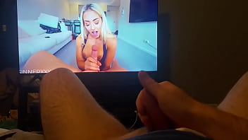 Jacking my big dick to porn inside of my bedroom video 99