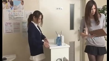 Japanese dentist with cum treatment