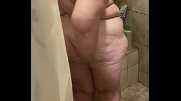 Shower time before a night of fun in the bedroom